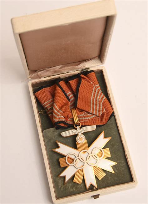 Regimentals GERMAN WWII OLYMPIC GAMES FIRST CLASS NECK ORDER