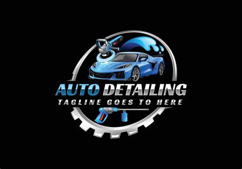 Car Detailing Logo Auto Detailing Logo Car Polish Logo Car Service Logo