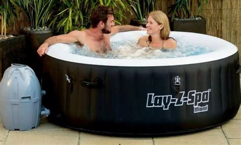 Bestway Lay Z Spa Miami Inflatable Portable Hot Tub Pump Only Brand New In Box For Sale From