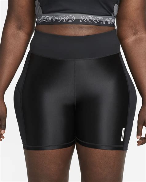 Shorts De Ciclismo De 18 Cm De Tiro Medio Para Mujer Nike Pro Talla Grande