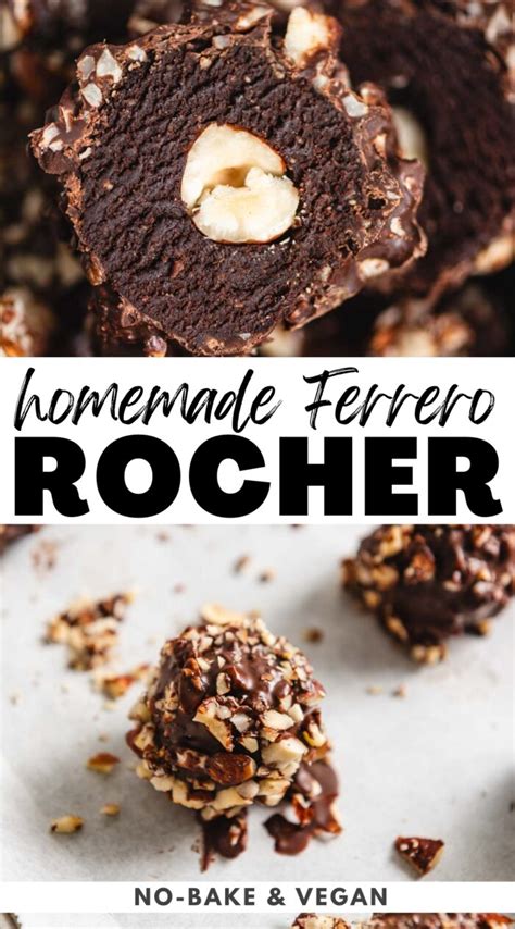 Homemade Vegan Ferrero Rocher Recipe - Running on Real Food