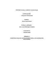 PSY475 semana 2 docx PSY475 Pruebas y medición en psicología