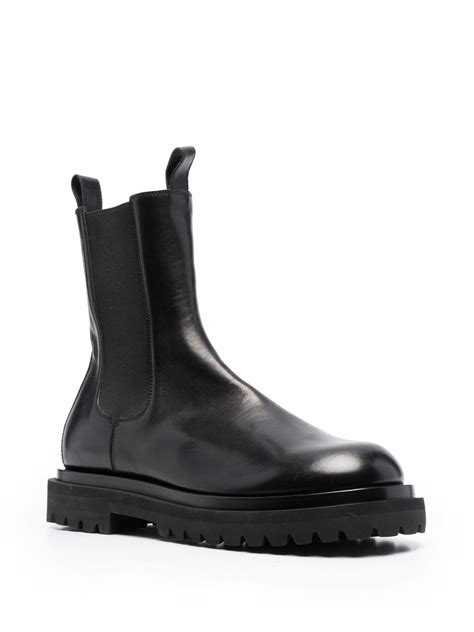 Officine Creative Fiore Lux Slip On Leather Ankle Boots Farfetch