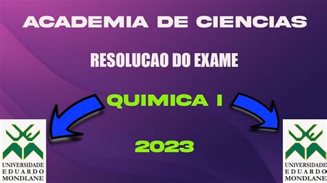 Resolu O De Exame De Admiss O De Qu Mica Uem Exerc Cios A