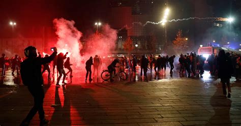 Protesters clash with police at Paris protest against police violence