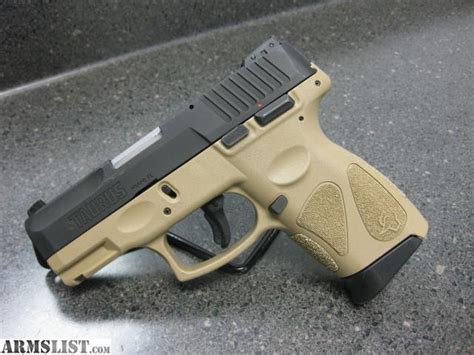 Armslist For Sale Taurus G C Fde Mm Double Stack Pistol