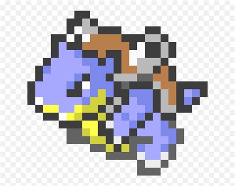 Blastoise Png Grid Blastoise Pixel Art Blastoise Icon Free