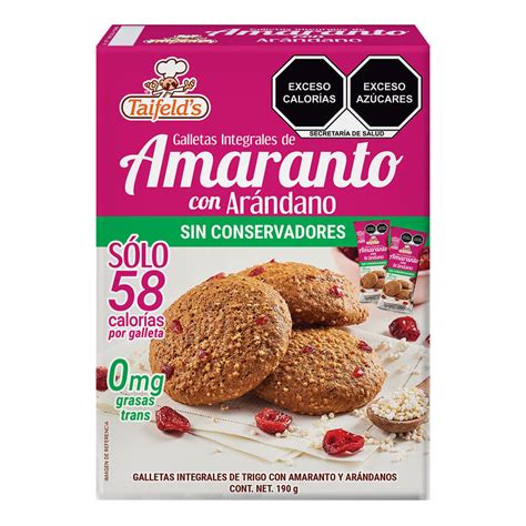 Galleta Galletas De Amaranto Con Arandano Bajas En Sodio Taifelds