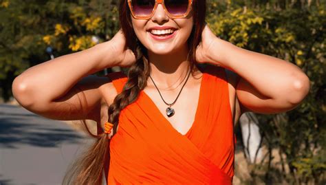 Style Report How To Accessorise An Orange Dress Grahams Grahams