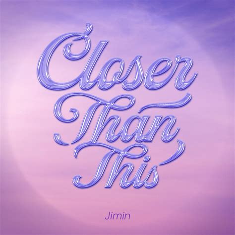 Jimin Anuncia Lançamento Do Single Digital Closer Than This Entretetizei