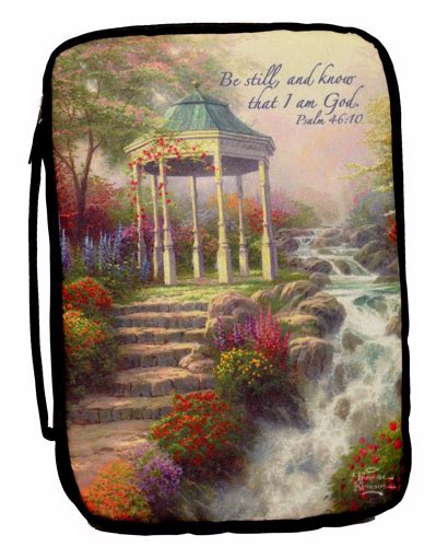 Bible Cover Kinkade Sweetheart Gazebo X Large