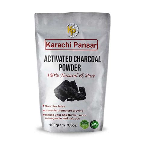 Activated Charcoal Powder-100gm - Karachi Pansar