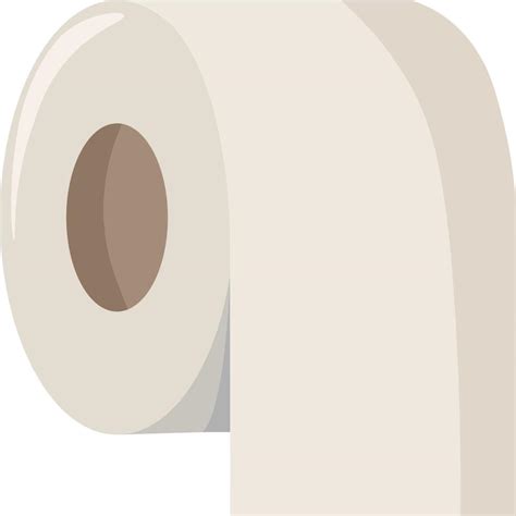 Toilet Paper Illustration Vector On White Background Vector