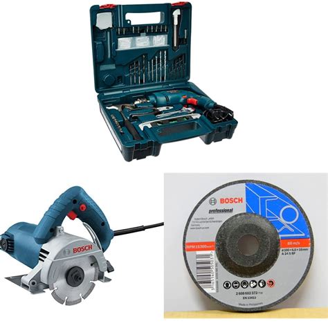 Bosch Gsb W Re Professional Corded Electric Drill Tool Kit Blue