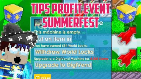 Cara Profit Di Event Summer Festival 2023 Summerfest Growtopia