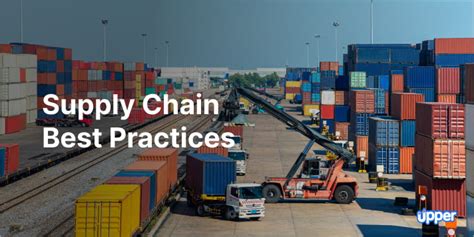 Supply Chain Best Practices Expert Guide For 2025 Upper