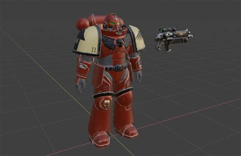 Space Marine Mk X Power Armor 3d Model Cgtrader