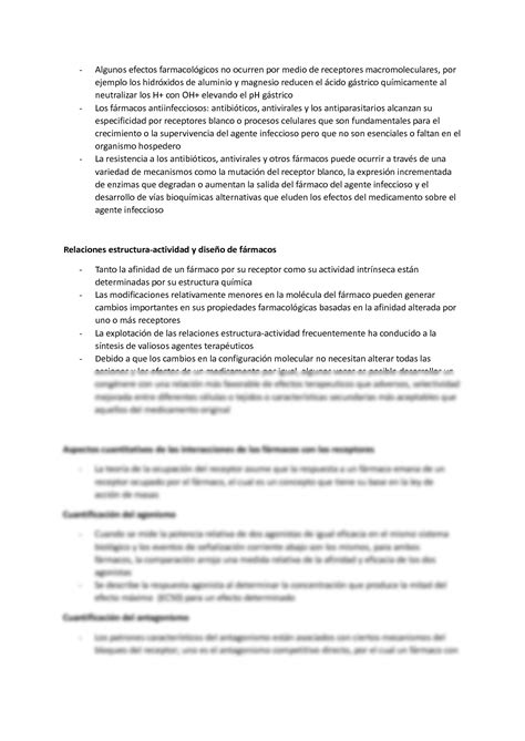 Solution Farmacodin Mica Mecanismos Moleculares De Acci N De Los F