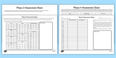 Letters And Sounds Pdf Assessment Pack Teacher Made