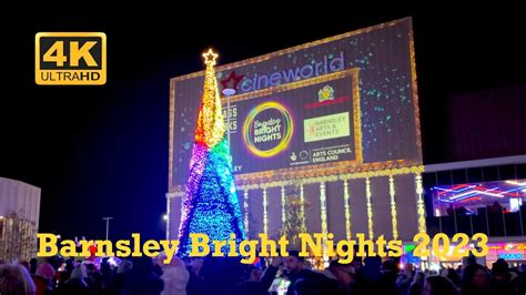 Barnsley Bright Nights Christmas Lights Switch On In K Youtube