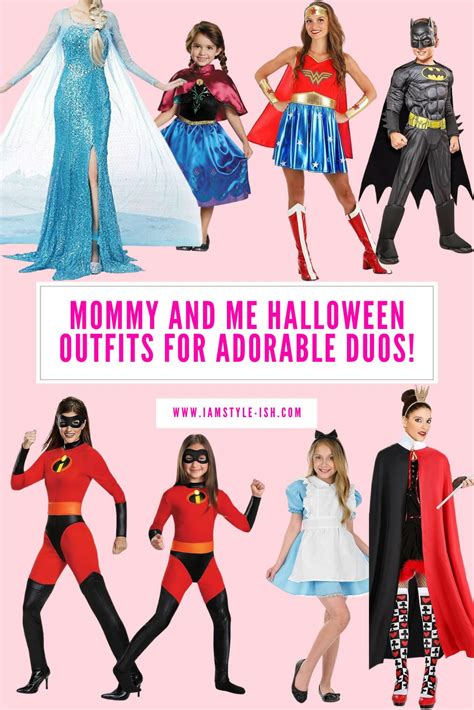 Mommy and Me Halloween Outfits for Adorable Duos!