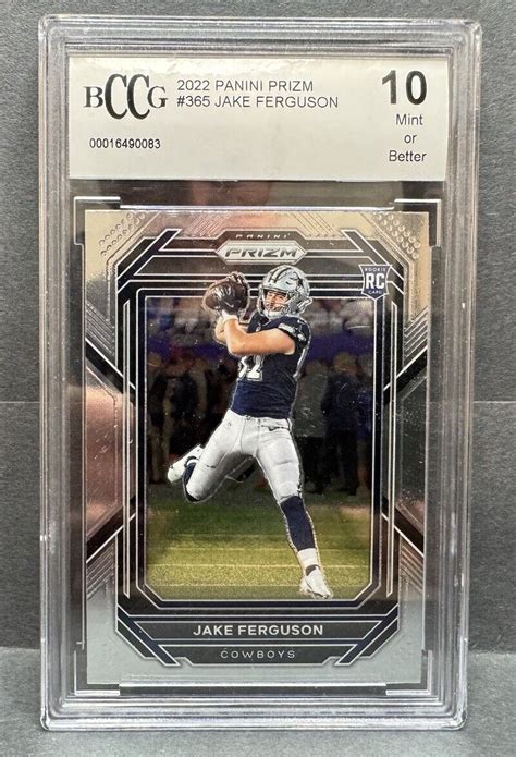 2022 Panini Prizm Rookies 365 Jake Ferguson RC BCCG 10 EBay