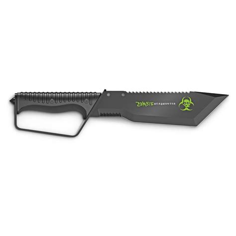 Zombie Head Hunter Bowie Knife 231391 Fixed Blade Knives At