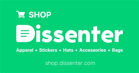 Dissenter Shop | Get t-shirts, hats, and more to express your ...