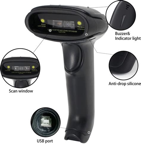 Wireless Usb Barcode Scanner Symcode Handheld Automatic Ccd Barcode