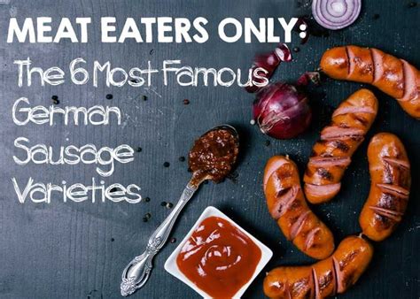 The 6 Most Famous German Sausage Varieties | Foodal | German sausage ...