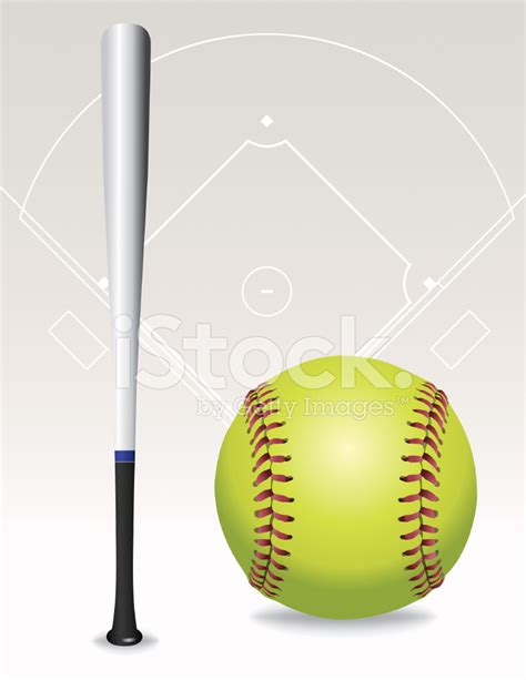 Softball Bat Vector at GetDrawings | Free download