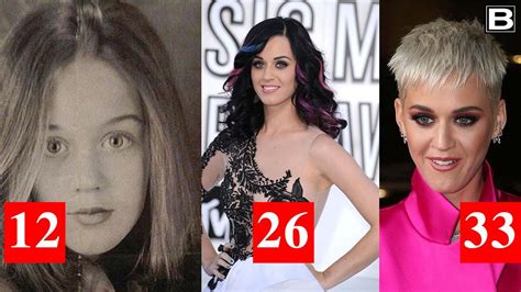 Katy Perry Transformation From 1 To 33 Years Old Youtube