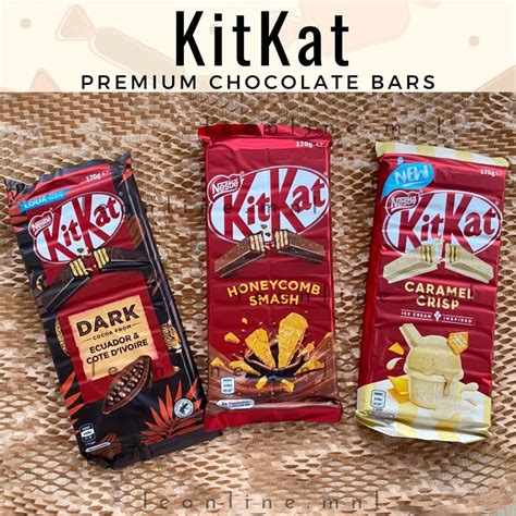 Nestle Kitkat Premium Milk Chocolate Bars Dark Honeycomb Smash