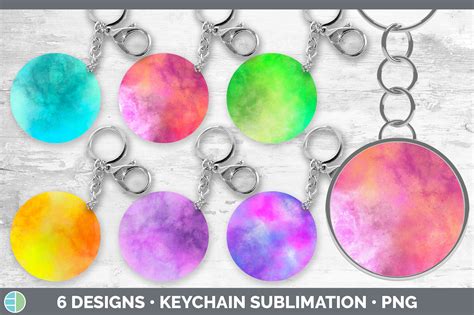 Galaxy Keychain Bundle Keyring Sublima Graphic By Enliven Designs