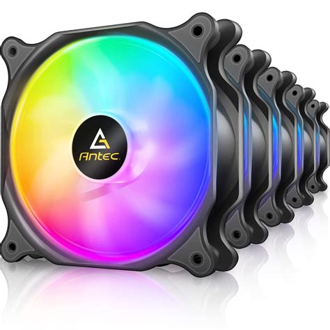 Antec 120mm Case Fan RGB Case Fans 5 Packs RGB Fans PC Fan 4 PIN