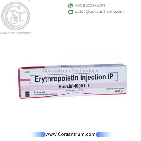 Eposis Iu Injection Recombinant Human Erythropoietin Alfa Iu