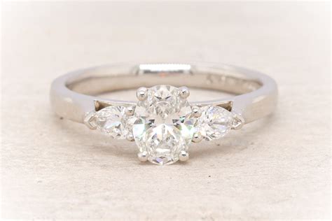 Platinum Stone Diamond Ring Rare Jewellery Design