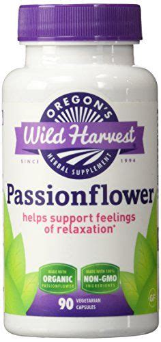 Oregons Wild Harvest Passionflower Organic Capsules 90 Goldenseal