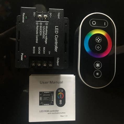 Controladora Rgb Fita Led Controle Sem Fio Touch V V