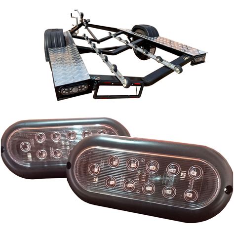 Par Lanterna Traseira Led Cristal Para Carretinha Reboque Shopee Brasil