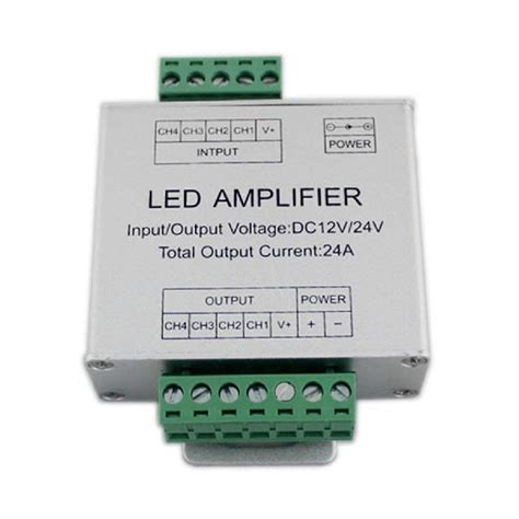 Amplificador Para Tira Led Rgb W A Dc V V