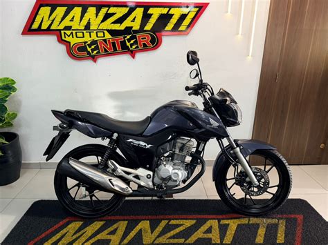 Fan Motos Center Ananindeua - Moto Honda CG 160 Fan CBS Cinza 2024 - Manzatti Moto Center
