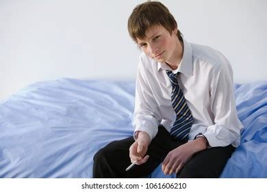 Portrait Teenage Boy Smoking Stock Photo 1061606210 | Shutterstock