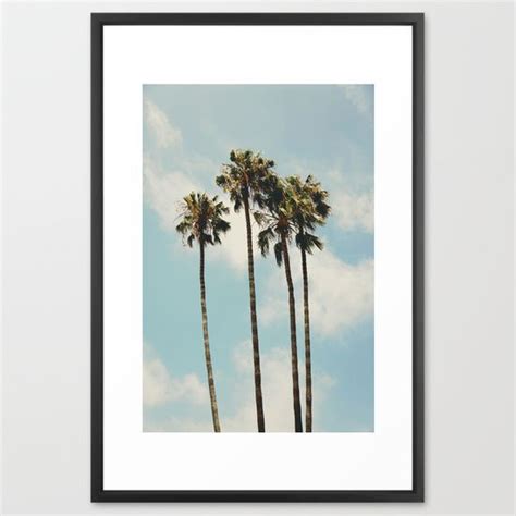 Palm Trees Framed Art Print Framed Wall Art Framed Art Prints Wall