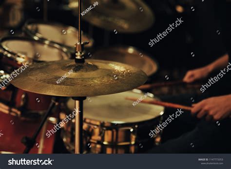 Hard Rock Music Orchestra Drum Set Stock Photo 1147773353 | Shutterstock