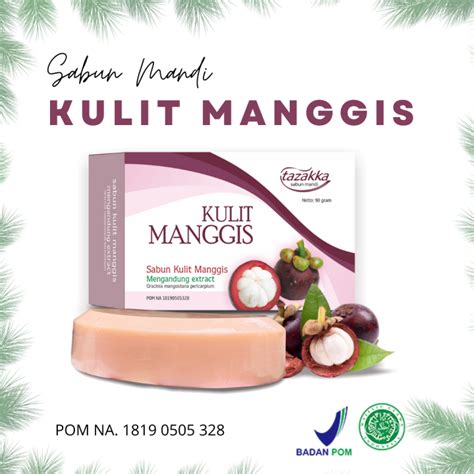 Kulit Manggis Sabun Mandi Herbal Tazakka Original Gr Pencerah Kulit