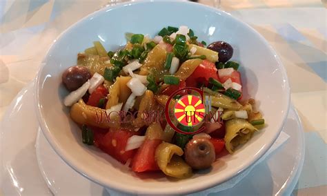 SIMPLE MACEDONIAN SALAD ~ Macedonian Cuisine