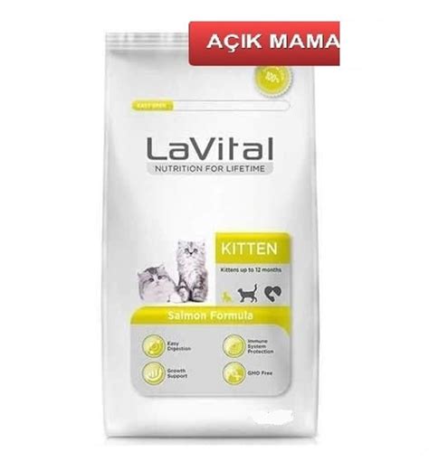 Lavital Kitten Somonlu Kg Yavru Kedi Mamas A K Paket