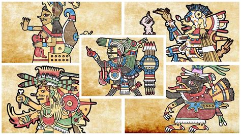 Top 5 Dioses Mexicas Aztec Gods Youtube