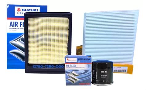 Kit De Filtros Suzuki Ertiga Aire Aceite Y Cabina